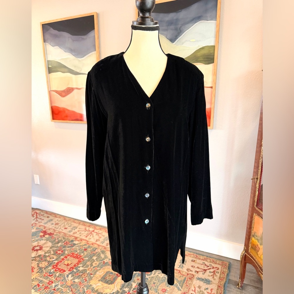 Fiji Sport Black Velvet Tunic